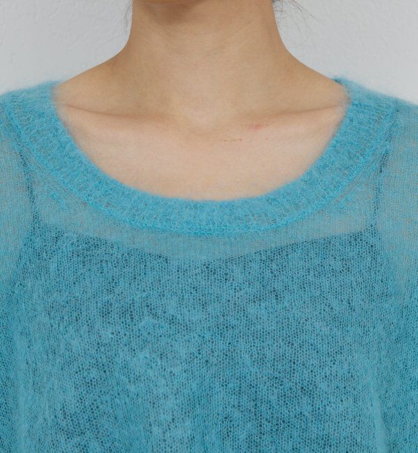  「モヘヤリングシアーニット」|ニット・セーター|