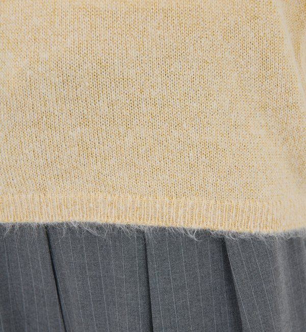  「【ATON】アルパカシルククルーネックニット/別注」|ニット・セーター|