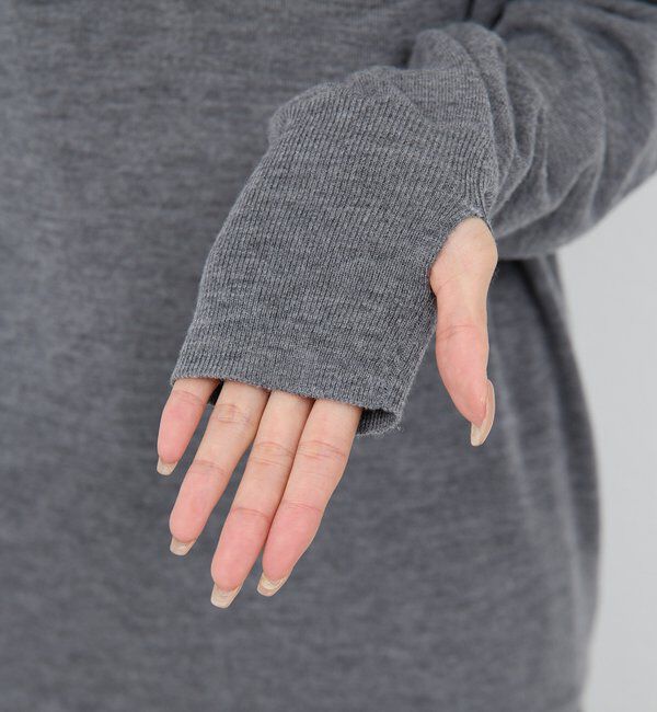  「【手洗い可】メリノウールニットプルオーバー」|ニット・セーター|