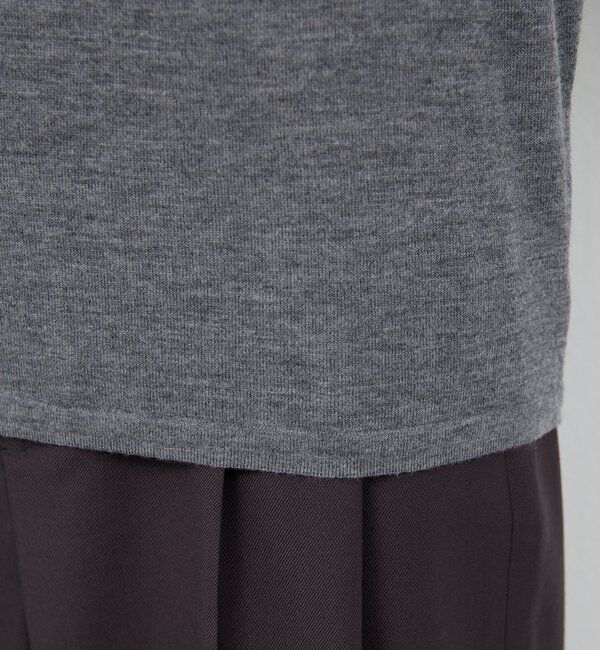  「【手洗い可】メリノウールニットプルオーバー」|ニット・セーター|