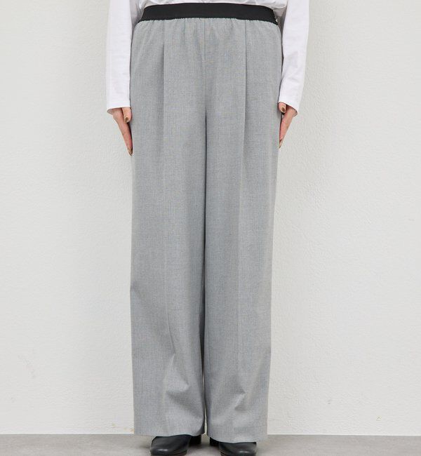  「【楽ちんキレイ見え】【セットアップ対応】エラスティックパンツ」|チノ|