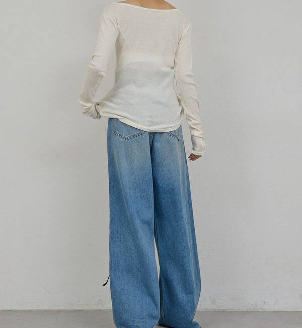  「【PEAS】ガーゼテレコプルオーバー」|Tシャツ・カットソー|