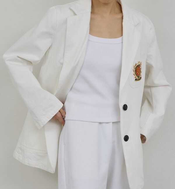  「【PEAS】【セットアップ対応】デニムブレザー」|デニムジャケット|