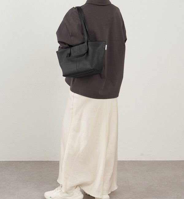  「【再値下げ】レザーダブルハンドルミニトートバッグ」|トートバッグ|