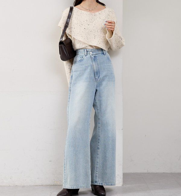  「【新色ブルー登場！】フレアデニム」|デニム|