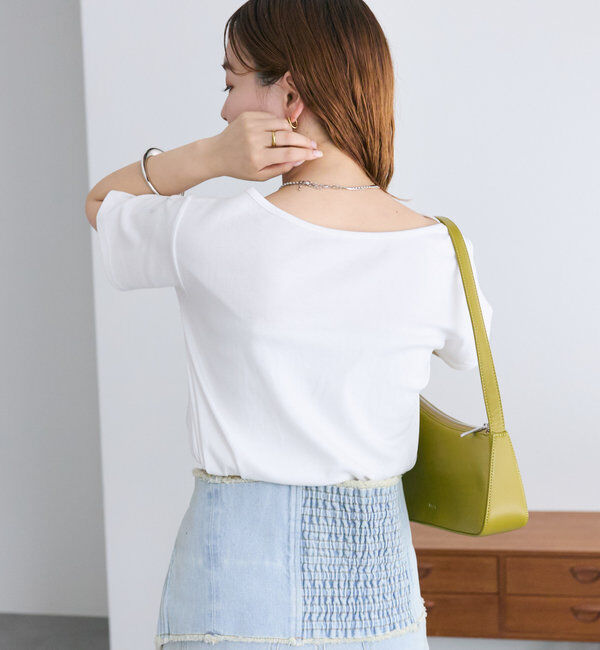  「【全骨格対応◎/6色展開】オフショルTシャツ」|Tシャツ・カットソー|