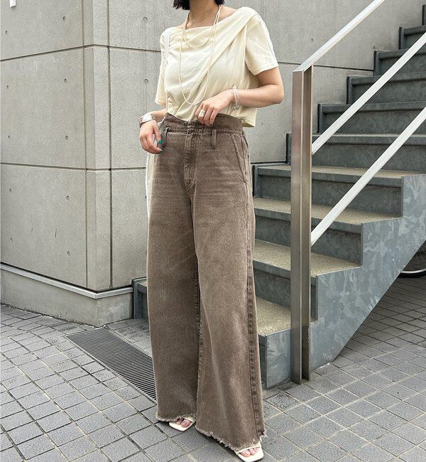  「【全骨格対応◎/6色展開】オフショルTシャツ」|Tシャツ・カットソー|