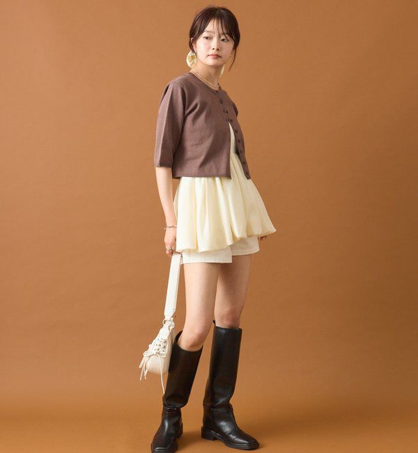  「チビボタンカーディガン」|カーディガン|