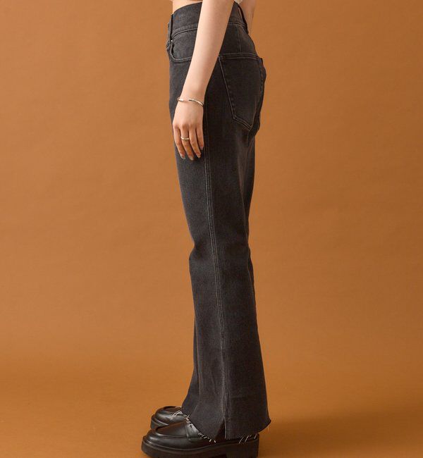  「スリットフレアデニム」|デニム|