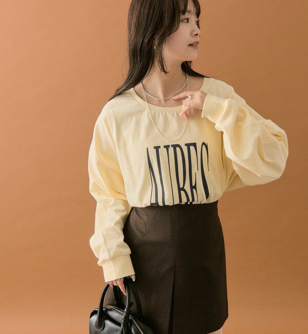  「BIGロゴロングTシャツ」|Tシャツ・カットソー|