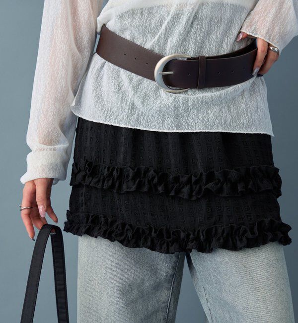  「ティアードミニスカート」|スカート|