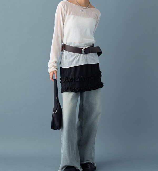  「ティアードミニスカート」|スカート|