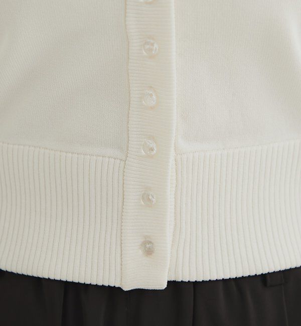  「クリアボタン カーディガン」|カーディガン|
