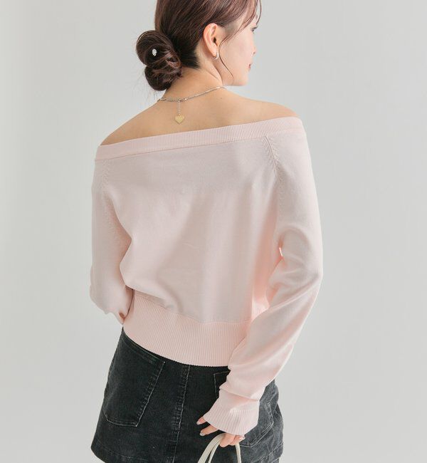  「クリアボタン カーディガン」|カーディガン|