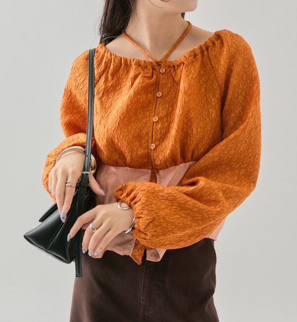  「シアーコルセットブラウス」|シャツ・ブラウス|