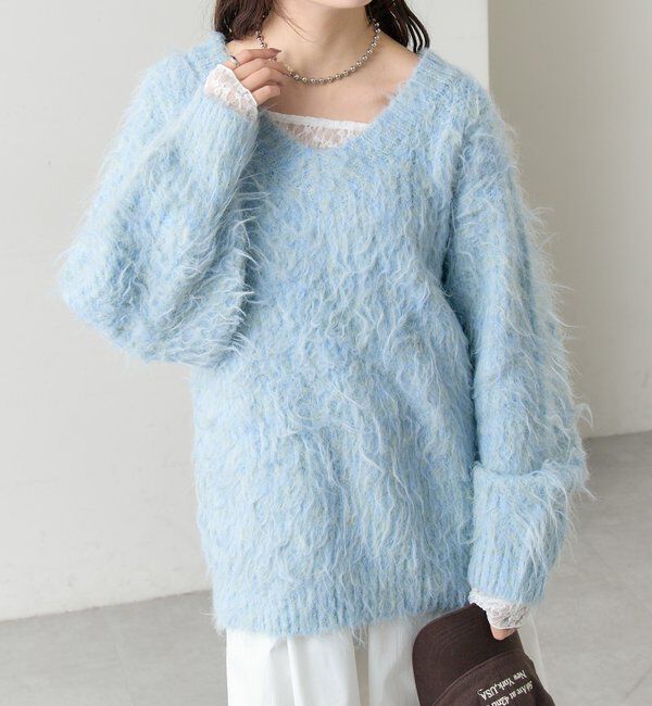  「ふわふわシャギーニット」|ニット・セーター|
