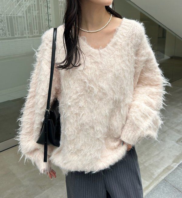  「ふわふわシャギーニット」|ニット・セーター|