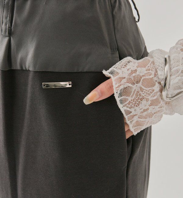  「ウエスト切替スウェットパンツ」|チノ|