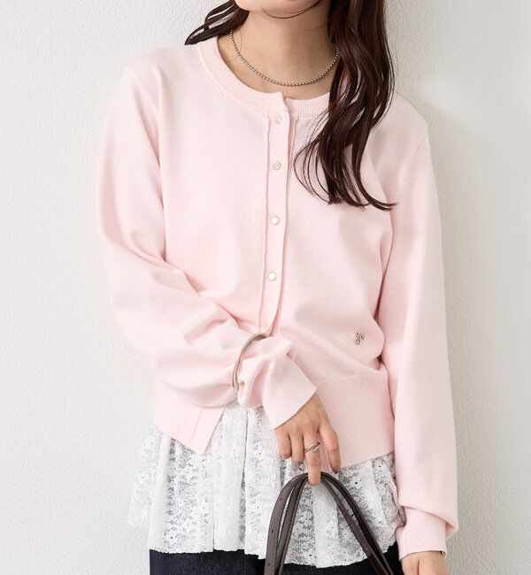  「チャーム付きデイリーカーディガン」|カーディガン|