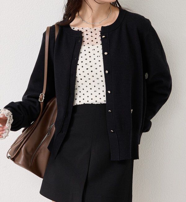  「チャーム付きデイリーカーディガン」|カーディガン|