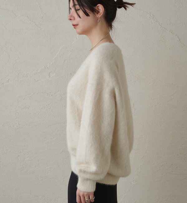  「FURカシミヤVニット」|ニット・セーター|