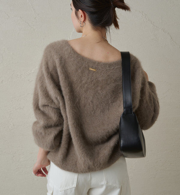  「FURカシミヤVニット」|ニット・セーター|