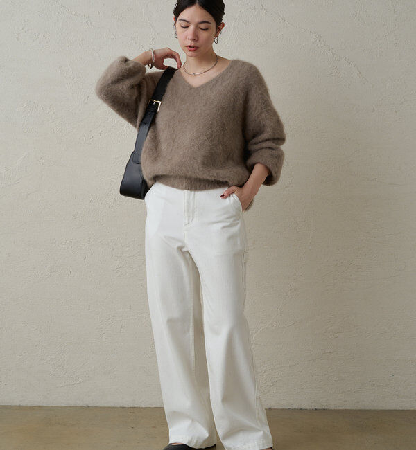  「FURカシミヤVニット」|ニット・セーター|