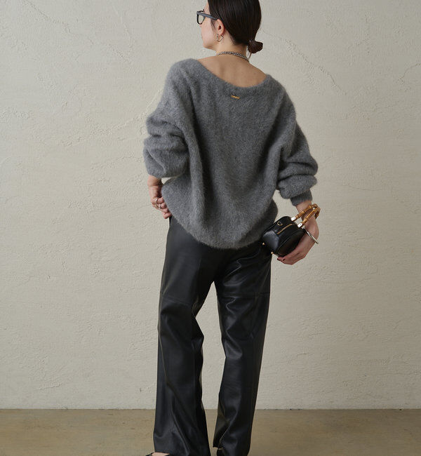  「FURカシミヤVニット」|ニット・セーター|