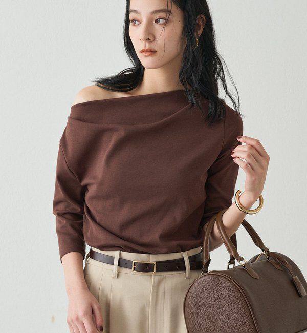  「ドレープカットソー」|Tシャツ・カットソー|