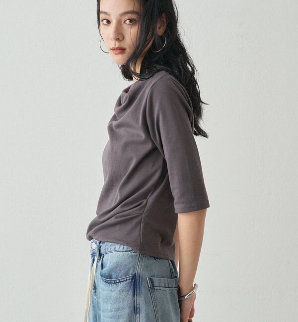  「ドレープカットソー」|Tシャツ・カットソー|