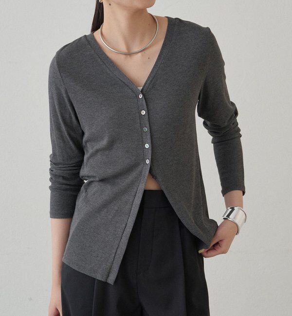  「チャームVカットカーデ」|Tシャツ・カットソー|