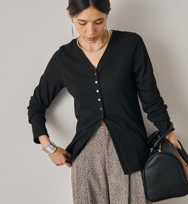  「チャームVカットカーデ」|Tシャツ・カットソー|