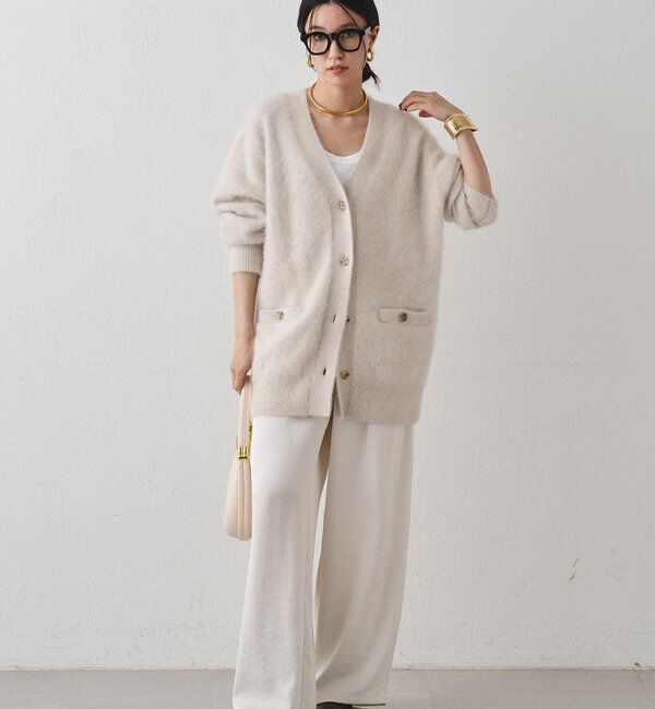  「FURカシミヤニットカーデ」|ニット・セーター|
