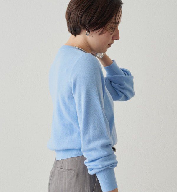  「ウールカシミヤクルーニット」|ニット・セーター|