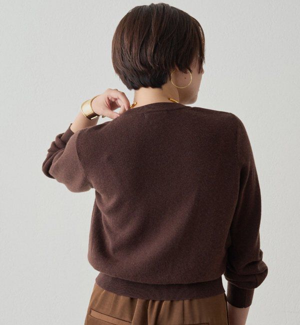  「ウールカシミヤクルーニット」|ニット・セーター|