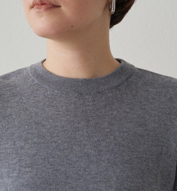  「ウールカシミヤクルーニット」|ニット・セーター|