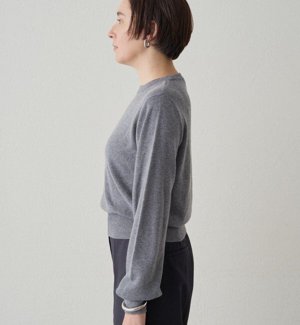  「ウールカシミヤクルーニット」|ニット・セーター|