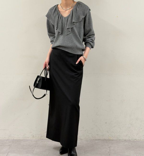  「フリルカラーニット」|ニット・セーター|