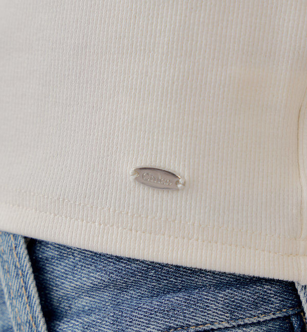  「【6色展開】バックオープンリブキャミ」|キャミソール|