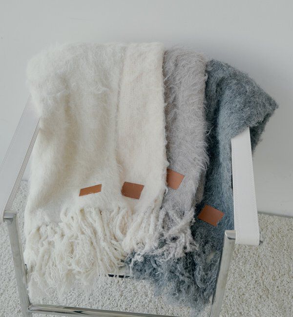  「【5色展開】シャギーフリンジマフラー」|マフラー|