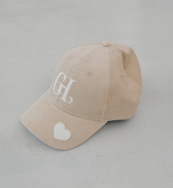  「ワッペンロゴキャップ」|ハット|ベージュ