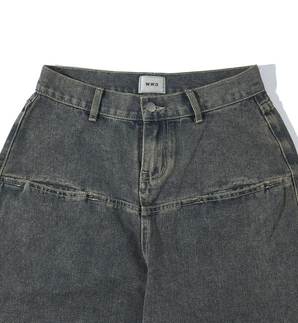  「SLASH POCKET BLAST WIDE DENIM」|デニム|