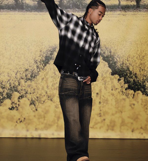  「SLASH POCKET BLAST WIDE DENIM」|デニム|