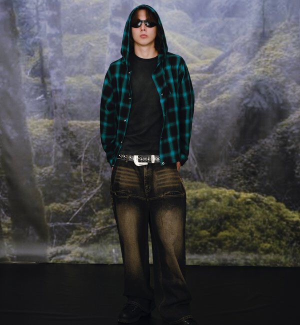  「SLASH POCKET BLAST WIDE DENIM」|デニム|