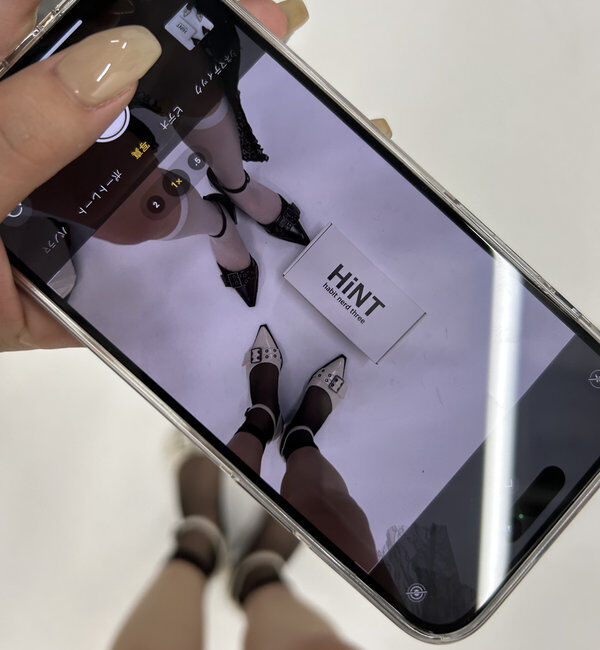  「【HiNT】 BELT STRAP MULE PUMPS」|パンプス|