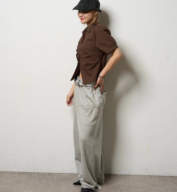  「パフスリーブギャザーブラウス」|シャツ・ブラウス|