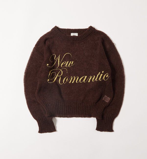  「シアーロゴニット」|ニット・セーター|