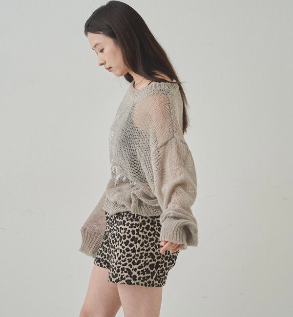  「シアーロゴニット」|ニット・セーター|