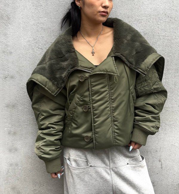  「【Sourcream】N-2B FLIGHT JACKET」|ブルゾン・スタジャン|