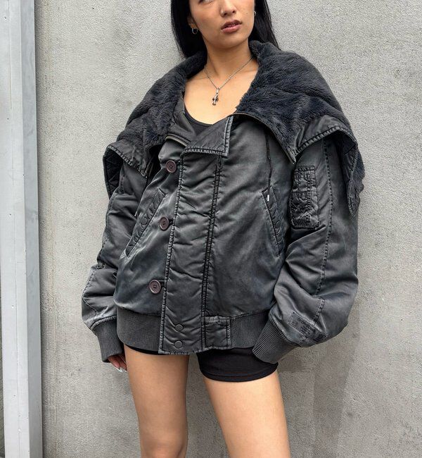  「【Sourcream】N-2B FLIGHT JACKET」|ブルゾン・スタジャン|